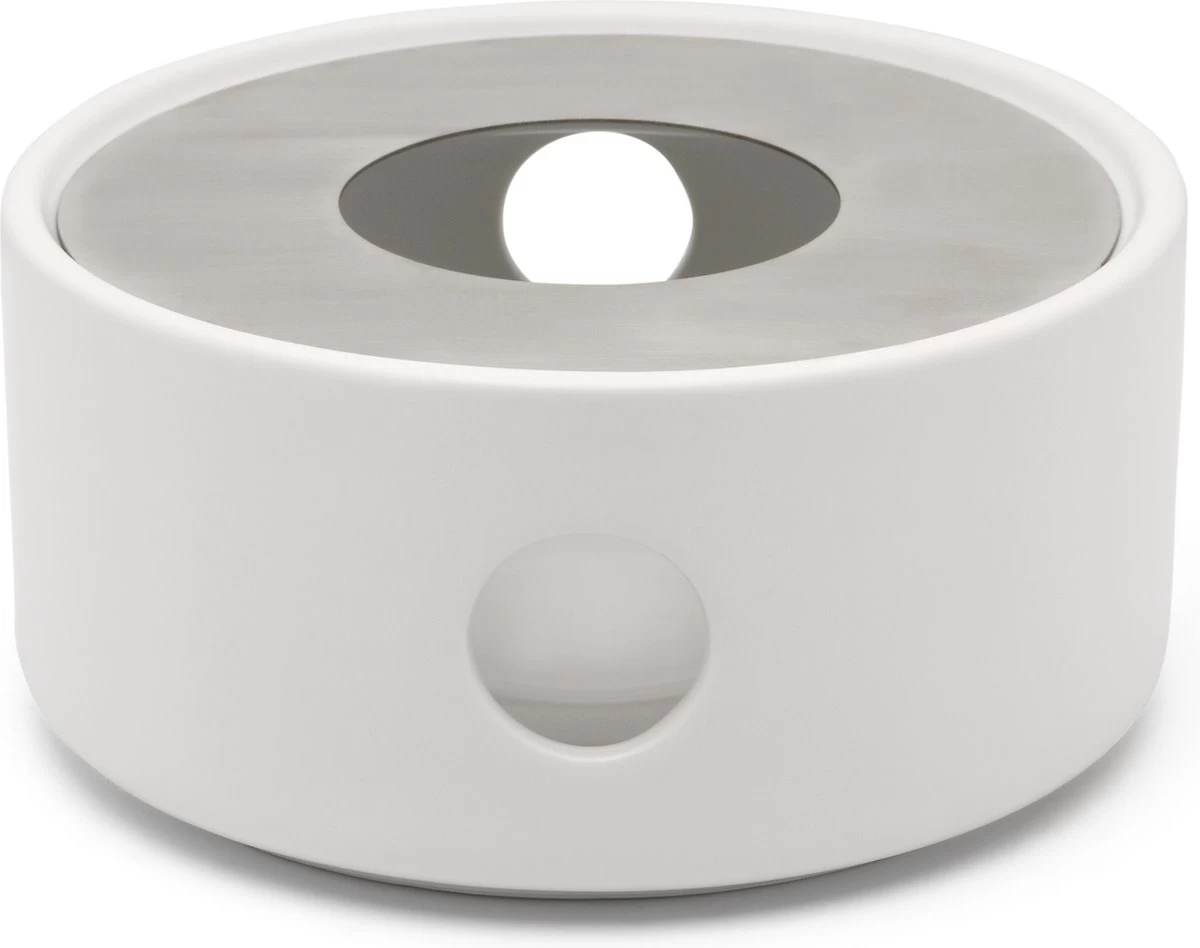 Bredemeijer - Theeset Umea Theepot 1.2L Met Theelichtwarmer - Mat Wit 6 Bredemeijer - Theeset Umea Theepot 1.2L Met Theelichtwarmer - Mat Wit - Afbeelding 6