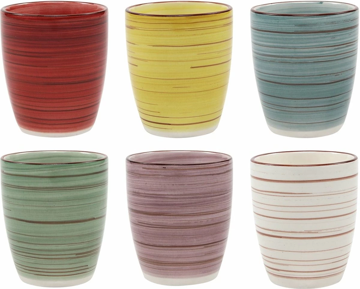 Studio Tavola Bekers Ocean Blue 160 Ml - 6 Stuks 4 Studio Tavola Bekers Ocean Blue 160 Ml - 6 Stuks - Afbeelding 4