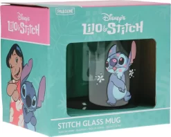 Disney - Stitch - Glazen Theemok - Transparant Met Opdruk - 330ml