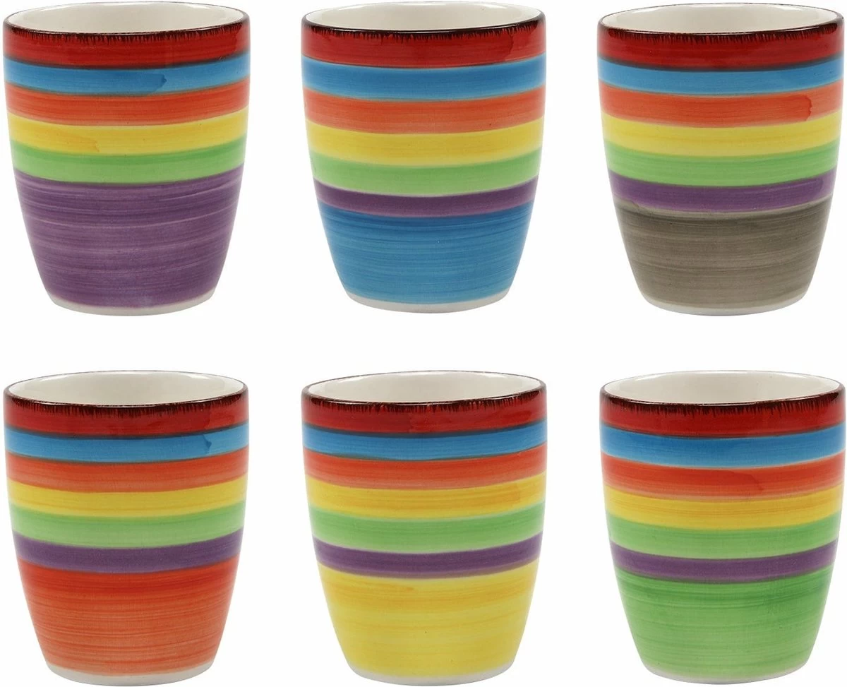 Studio Tavola Bekers Ocean Blue 160 Ml - 6 Stuks 8 Studio Tavola Bekers Ocean Blue 160 Ml - 6 Stuks - Afbeelding 8