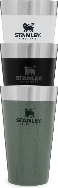 Stanley The Stacking Beer Pint 0,47l - Beker - Hammertone Green -Korting Op Tafelgerei 370x1200