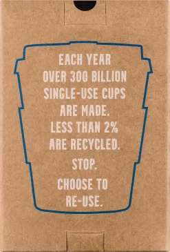 Ecoffee Cup Dotonburi PLA - Koffiebeker To Go 350 Ml - Blauw Siliconen -Korting Op Tafelgerei 812x1200