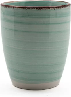 Koffiekopjes - Ocean Blue - Koffiebeker - Unieke Kleuren - Blauw - Set Van 12 Kopjes (ook Los Verkrijgbaar) - 160ML En 340ML - Porselein - Hip En Trendy -Korting Op Tafelgerei 883x1200