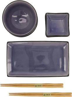 Tokyo Design Studio Glassy Blue Sushi Servies - 8 Delig - 2 Persoons -Korting Op Tafelgerei 895x1200 2