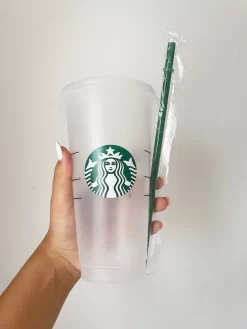 Starbucks Beker - Drinkbeker - Met Rietje En Deksel - Herbruikbaar- Ijskoffie Beker- Milkshake Beker -Korting Op Tafelgerei 900x1200 8