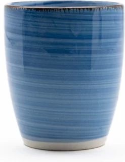Koffiekopjes - Ocean Blue - Koffiebeker - Unieke Kleuren - Blauw - Set Van 12 Kopjes (ook Los Verkrijgbaar) - 160ML En 340ML - Porselein - Hip En Trendy -Korting Op Tafelgerei 928x1200
