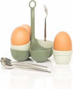 Sillies® Eggs - Pasen - Eierset - Eierdopjes - Eierlepeltjes - Eierhouder